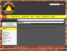 Tablet Screenshot of fireplace-services.com
